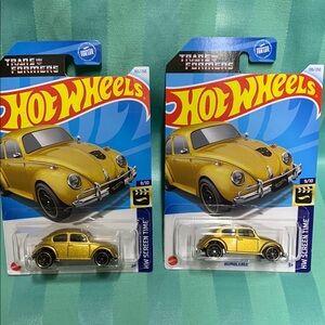 Transformers Bumblebee - Gold Hot Wheels